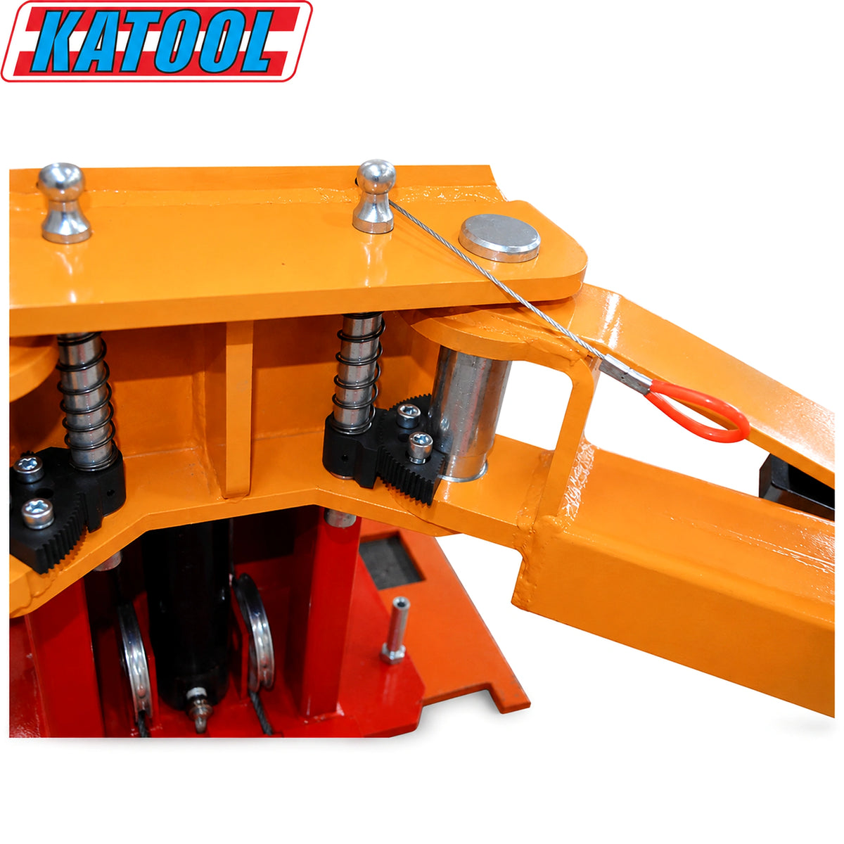Katool KT-H100 - 2-Post Car Lift (10,000 lb, Floorplate)