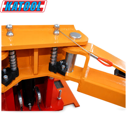 Katool KT-H100 - 2-Post Car Lift (10,000 lb, Floorplate)