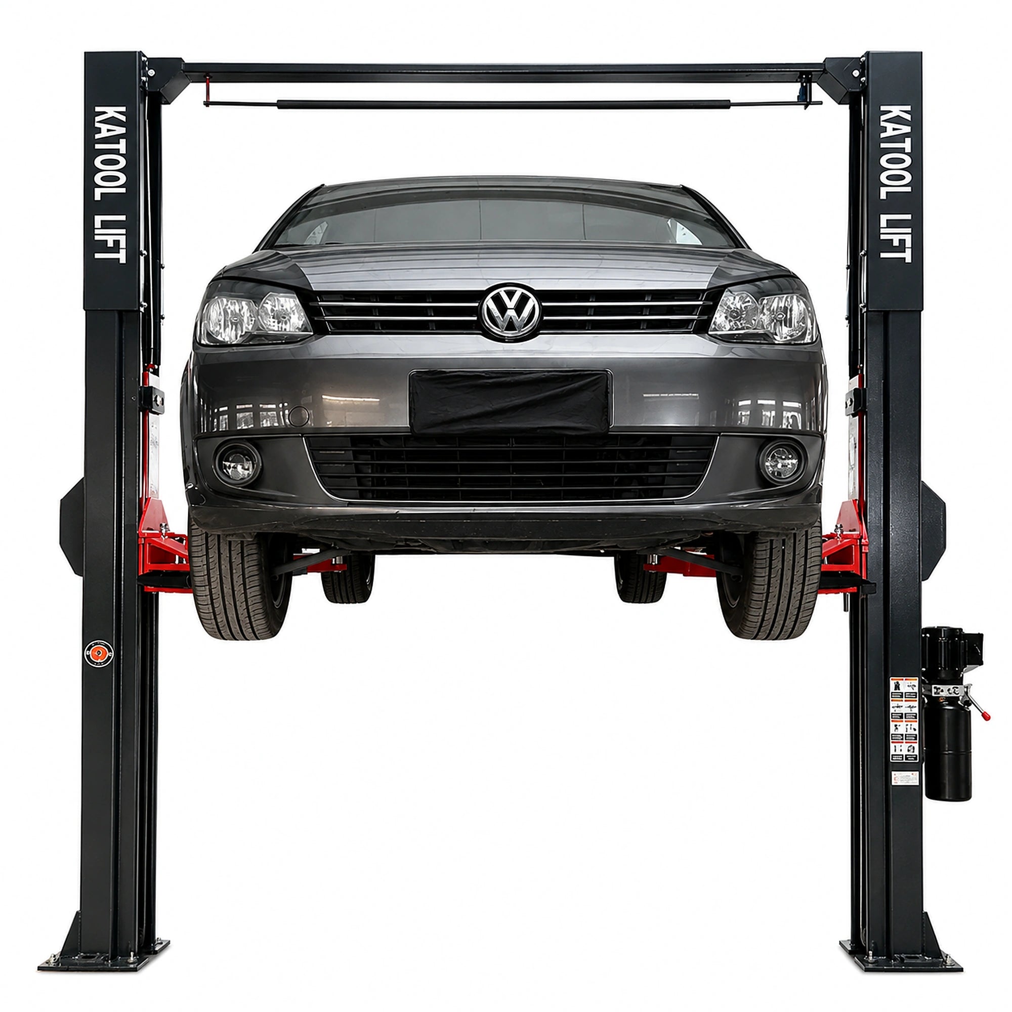 Katool KT-M140XD - 2-Post Car Lift (14,000 lb, Clearfloor)