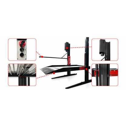 Katool KT-P2700 - 2-Post Parking Lift (6,600 lb)