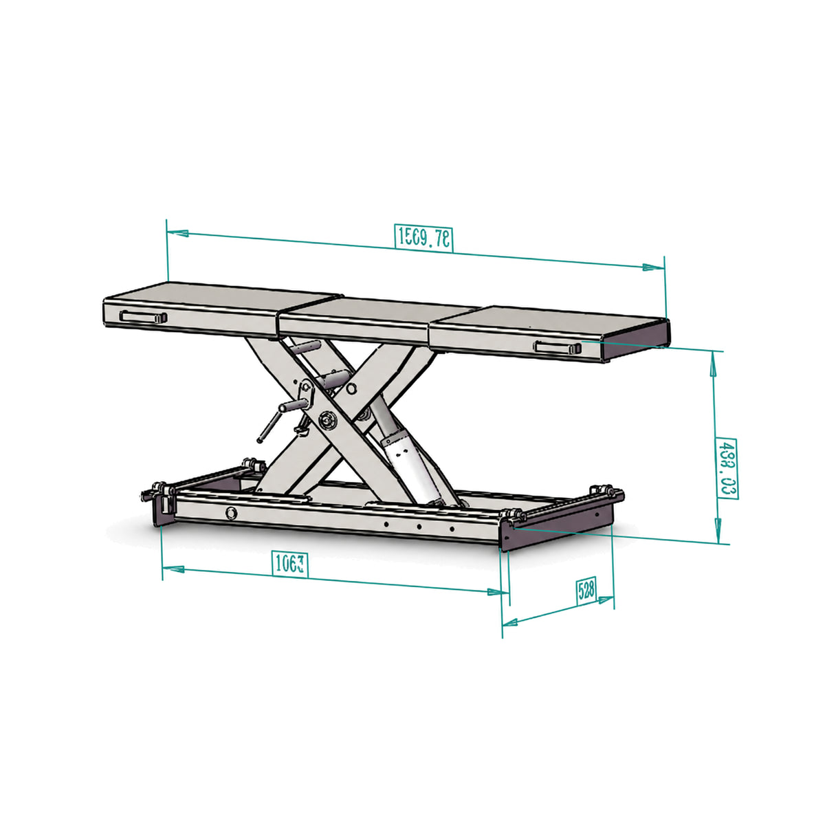Katool KT-RJ50 - Rolling Jack (5,000 lb)