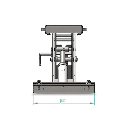 Katool KT-RJ50 - 5,000 lb Rolling Jack for Four-Post Lifts