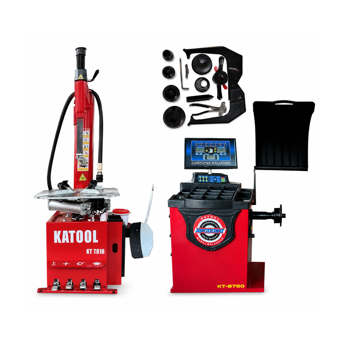 Katool KT-T810 + KT-B750 - Tire Changer and Balancer Combo