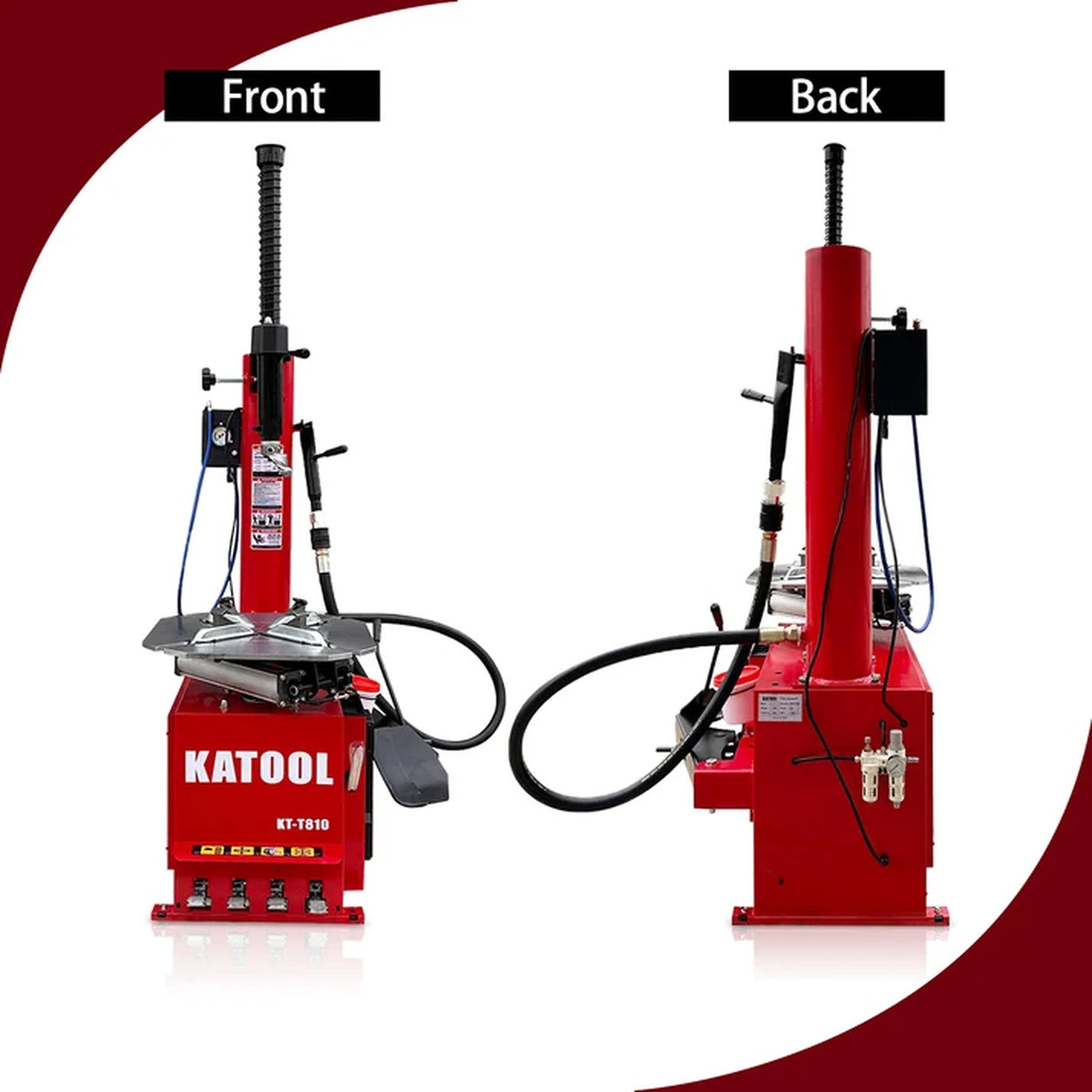Katool KT-T810 - Tire Changer (Swing-Arm, Bead Blaster)