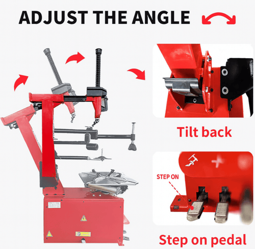 Katool KT-T850 foot pedal control system with tilt-back column adjustment