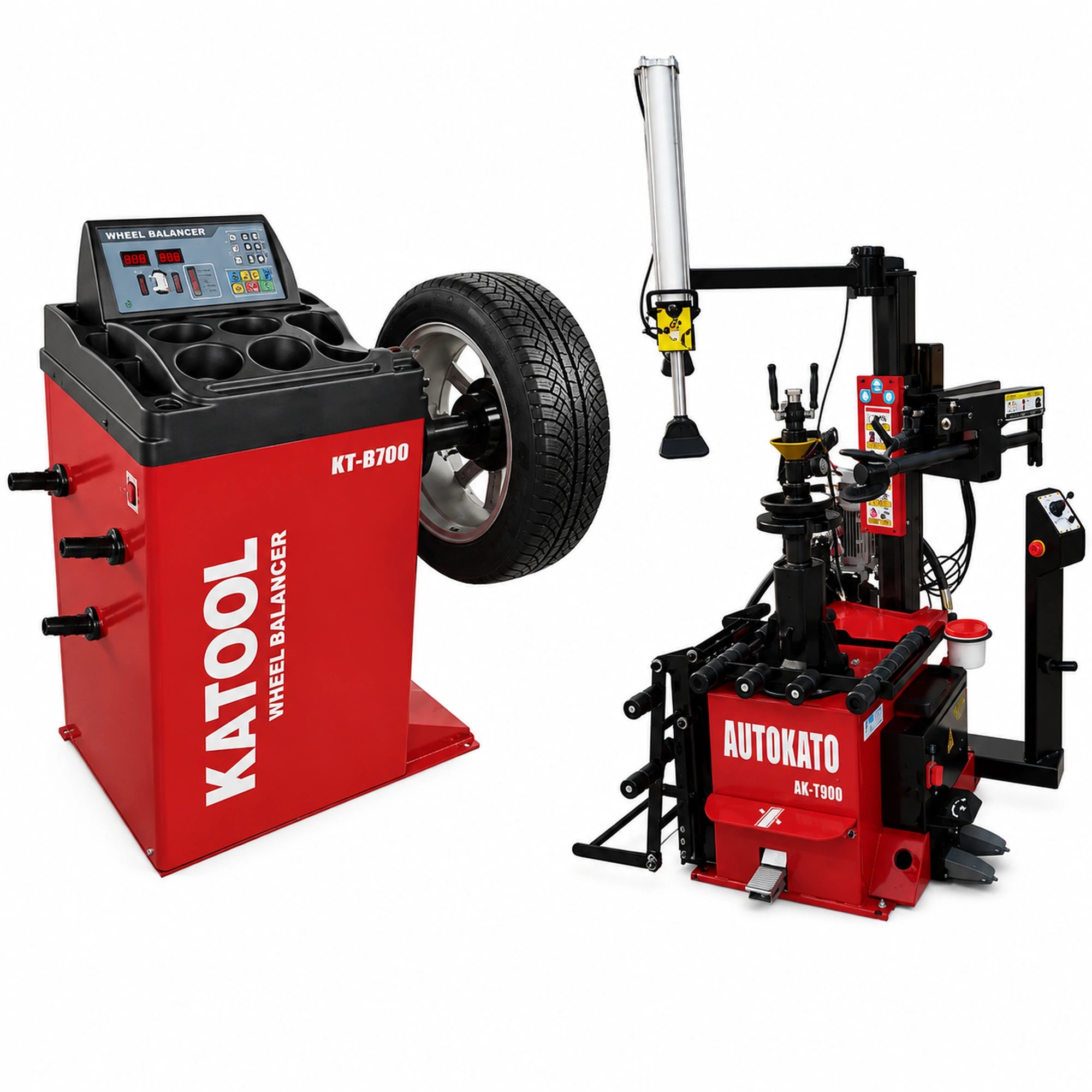 Katool KT-T900 + KT-B700 - Tire Changer and Balancer Combo