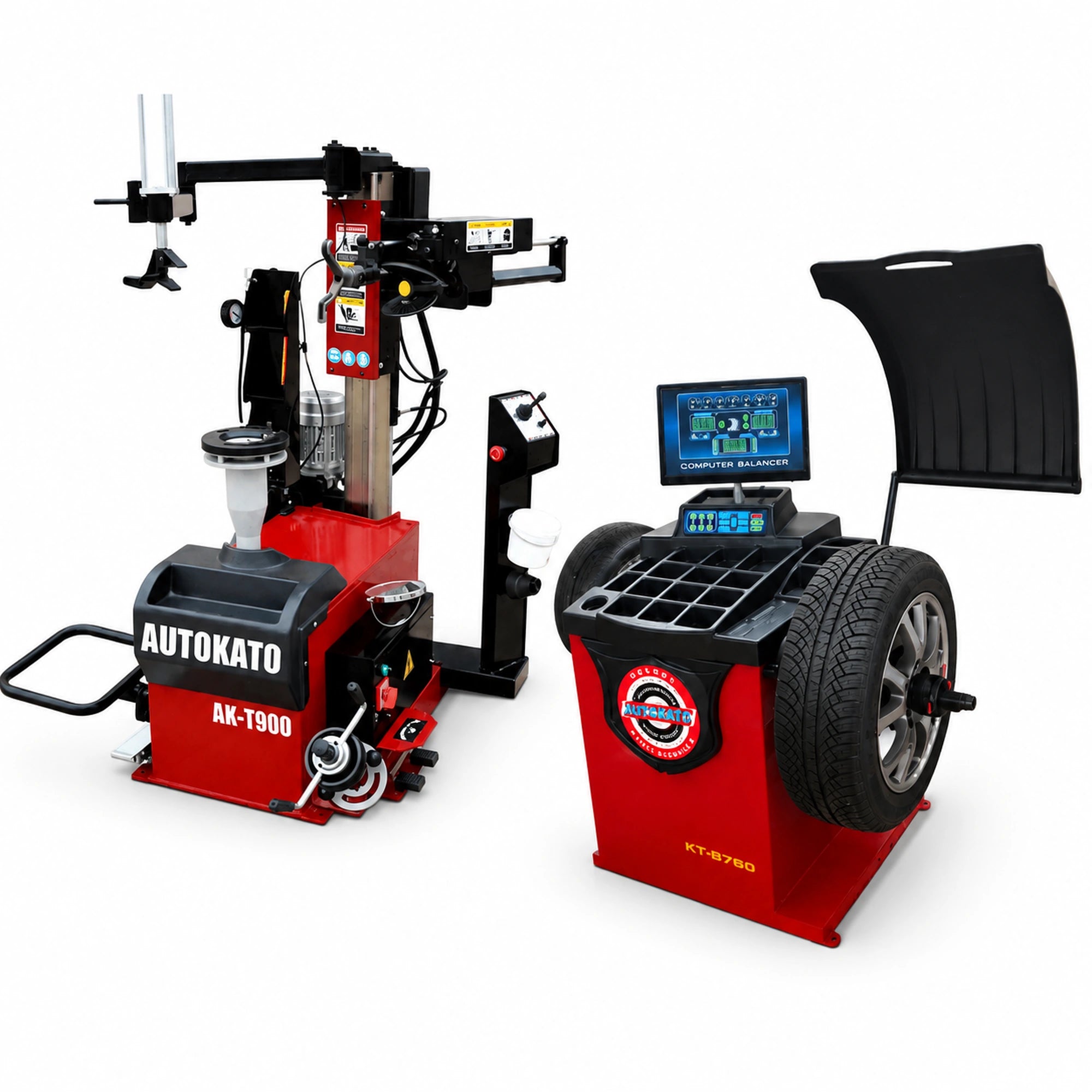 Katool KT-T900 + KT-B750 - Tire Changer and Balancer Combo