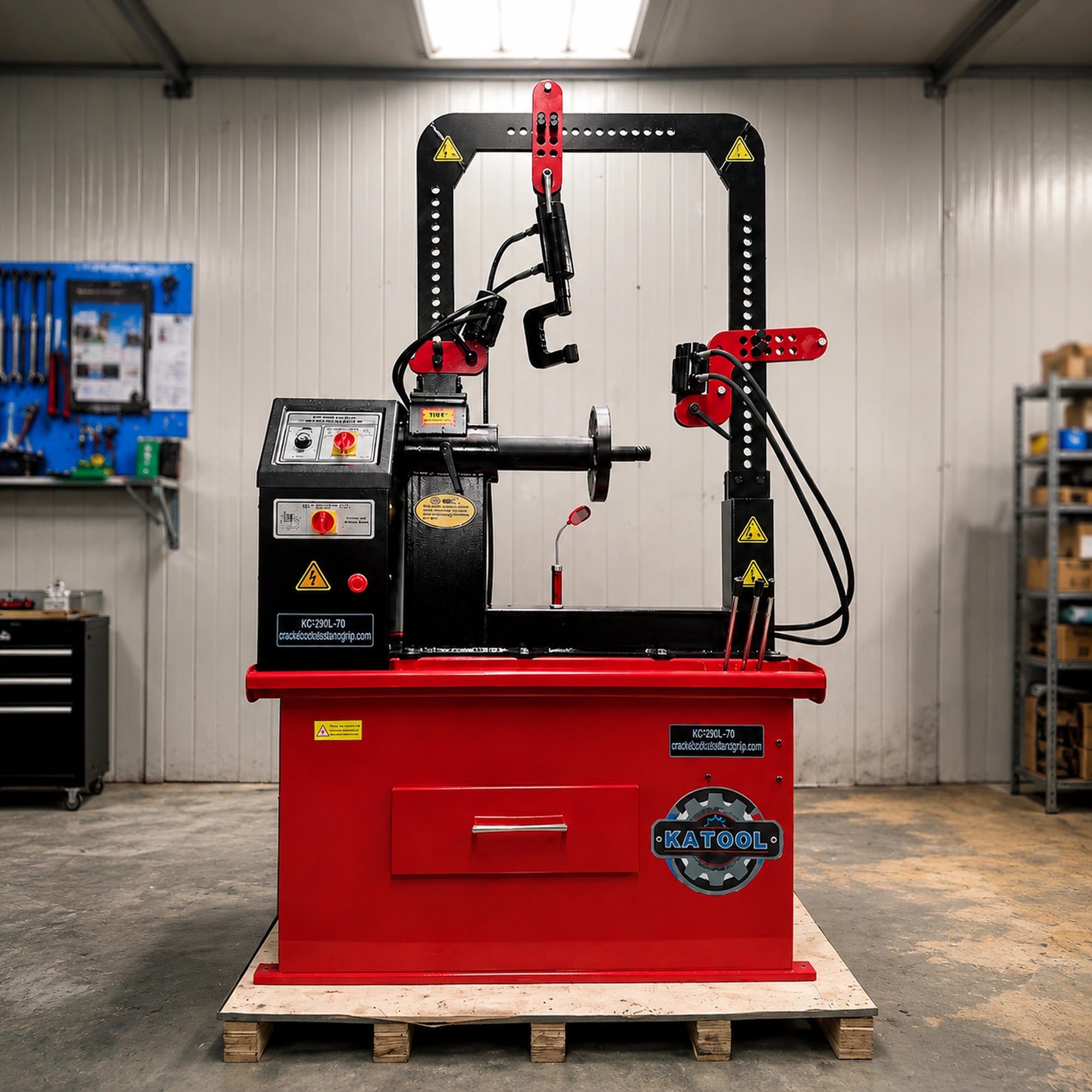 Katool KT-WL70 – Wheel Straightener (Hydraulic, 30 in)