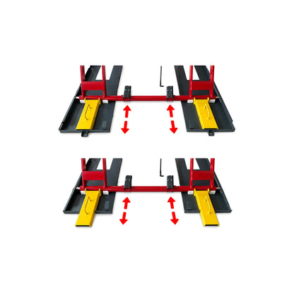 Katool KT-X77 - Scissor Car Lift (7,000 lb, Mid-Rise)