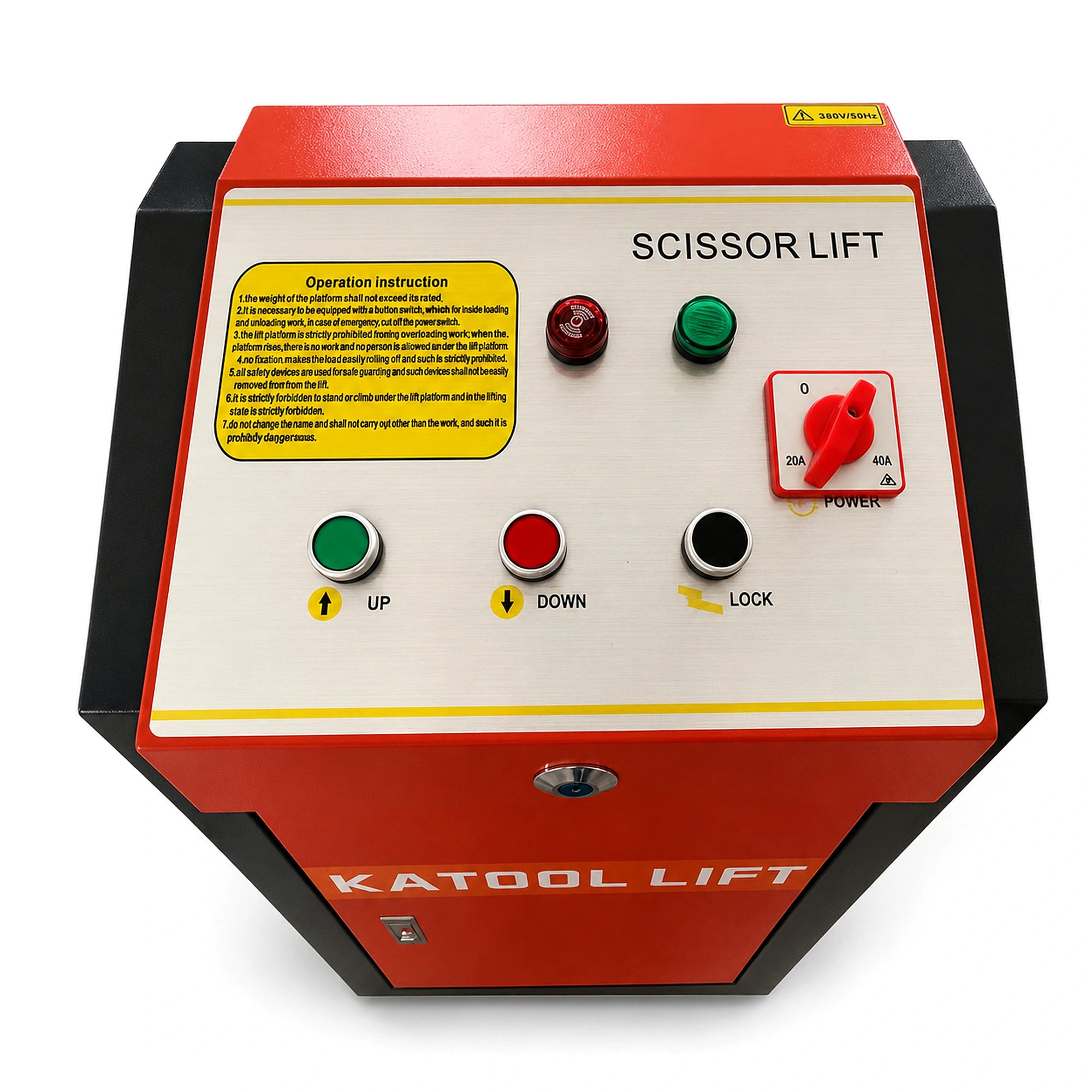 Katool X90E - Scissor Car Lift (8,000 lb, Mid-Rise, 47 in)