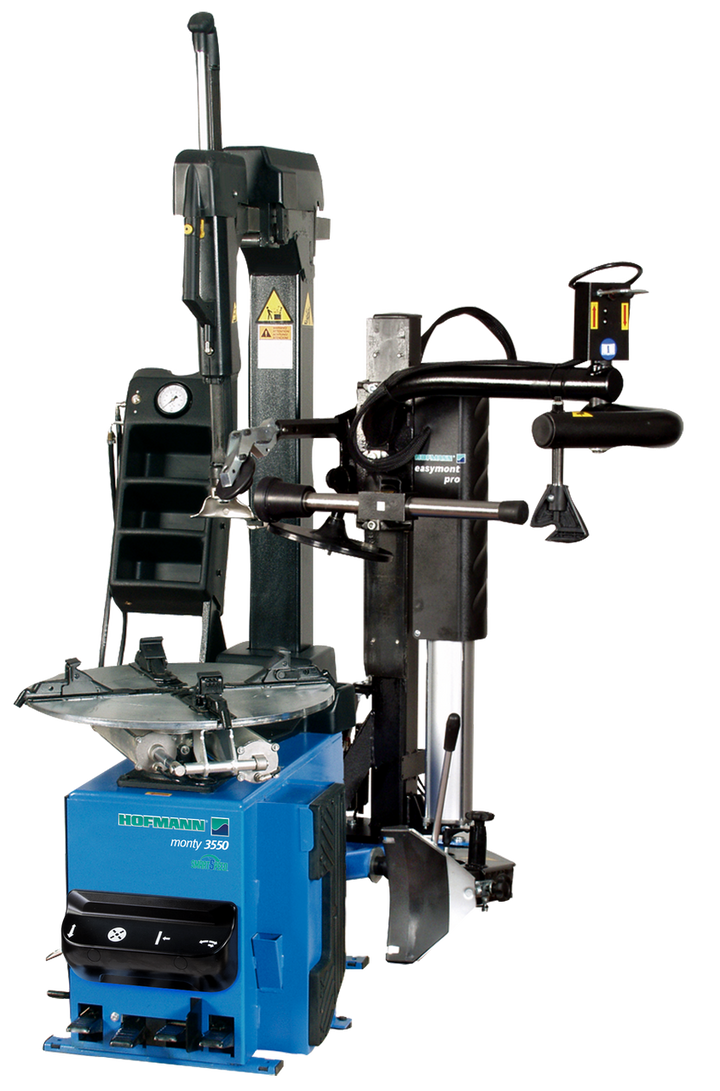 HOFMANN | EEWH747B | Tilt Tower Tire Changer | Monty 3550 with SmartSpeed & EasyMont