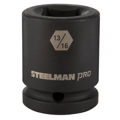 STEELMAN JS-79343 3/4-Inch Drive x 13/16-Inch 4-Point Square Impact Socket