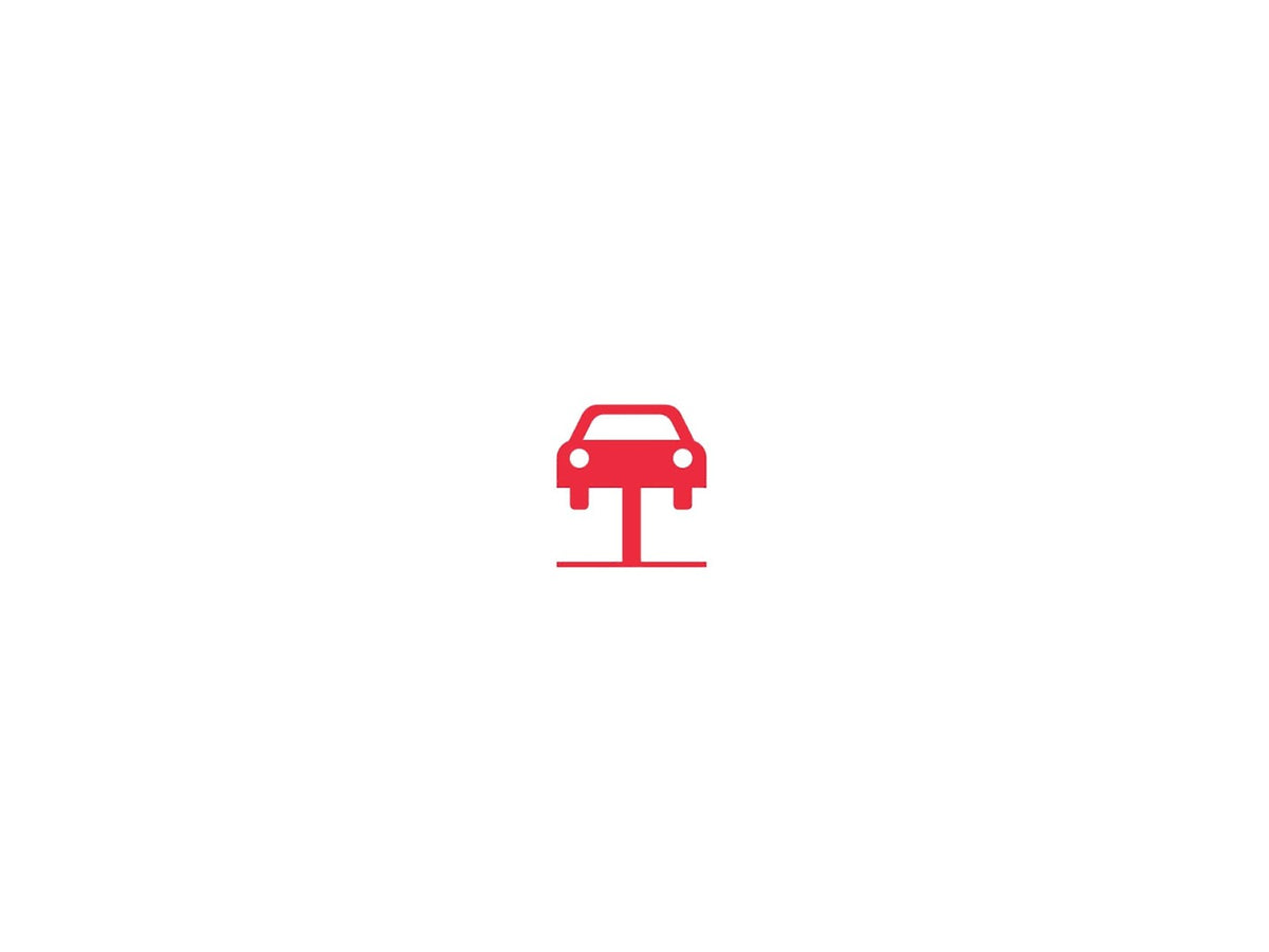MT-RSR icon, car on a two-post lift