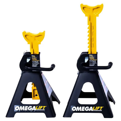OMEGA 32038 3-Ton Dual Locking Jack Stands (Pair)