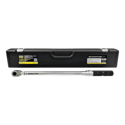 OMEGA 83013 1/2" Dr. Adjustable Torque Wrench, 30–250 ft/lbs
