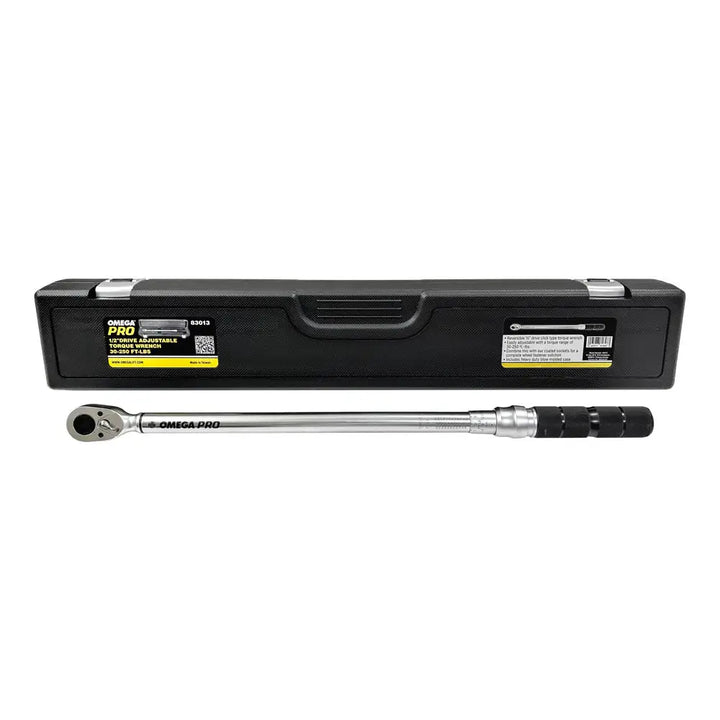 OMEGA | 83013 | 1/2" DR. ADJUSTABLE TORQUE WRENCH 30-250 FT/LBS