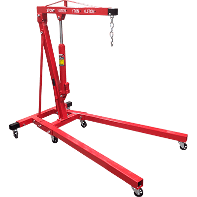 RANGER Folding Shop Crane, 4000 lb Capacity, RSC-2TF
