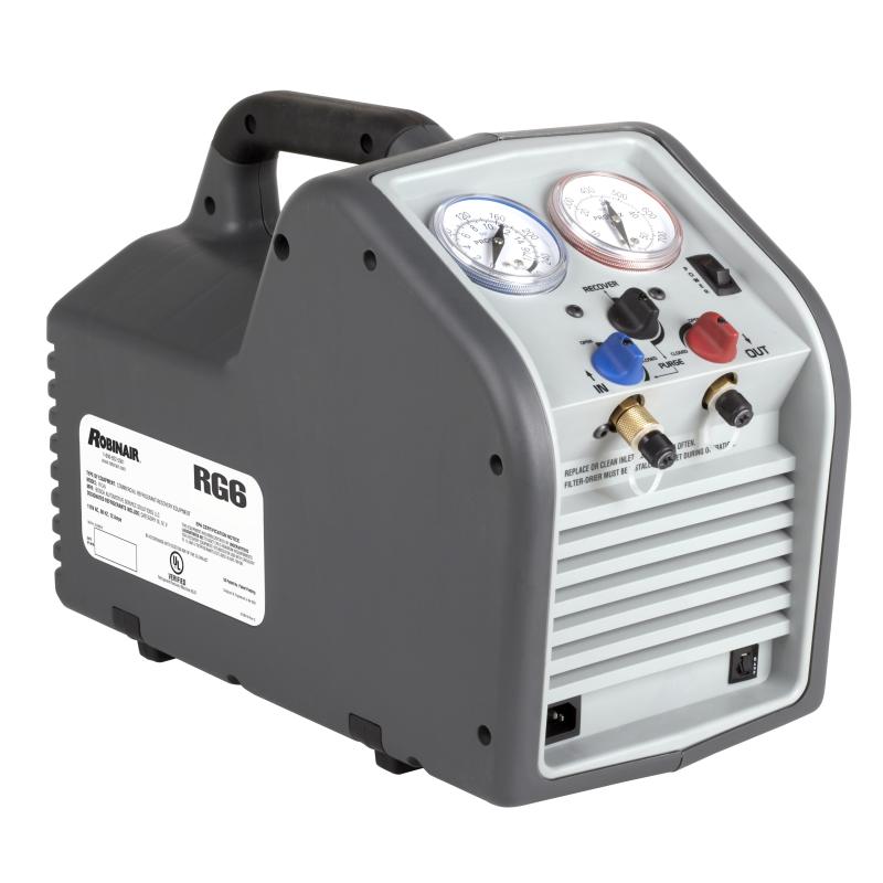 Robinair RG6 Portable Refrigerant Recovery Machine - Fast HVAC Tool