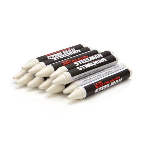 STEELMAN STL-073 Steelman White Tire Marking Crayons (Box of 12)