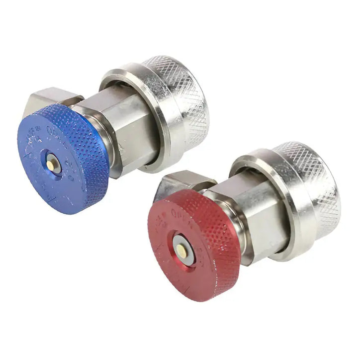 ROBIN AIR | 18192 | R-134A MANUAL REPLACEMENT COUPLER SET, RED/BLUE (2/SET)