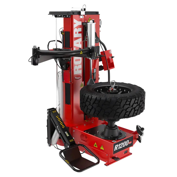 ROTARY | R1200 | Auto Center-Post Leverless Tire Changer, Dual Roller