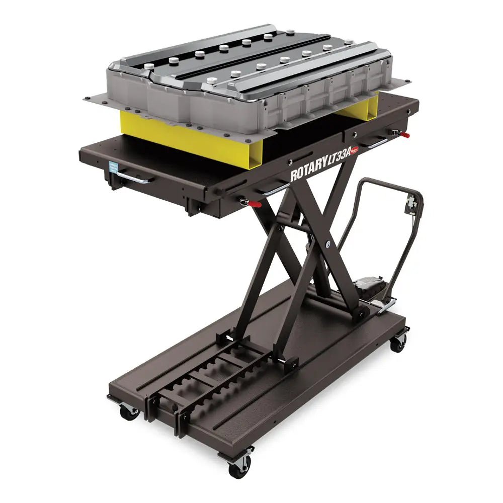 ROTARY LT33A Electric/Hydraulic Lifting Table (3,300 lbs; 27-67″ Height)