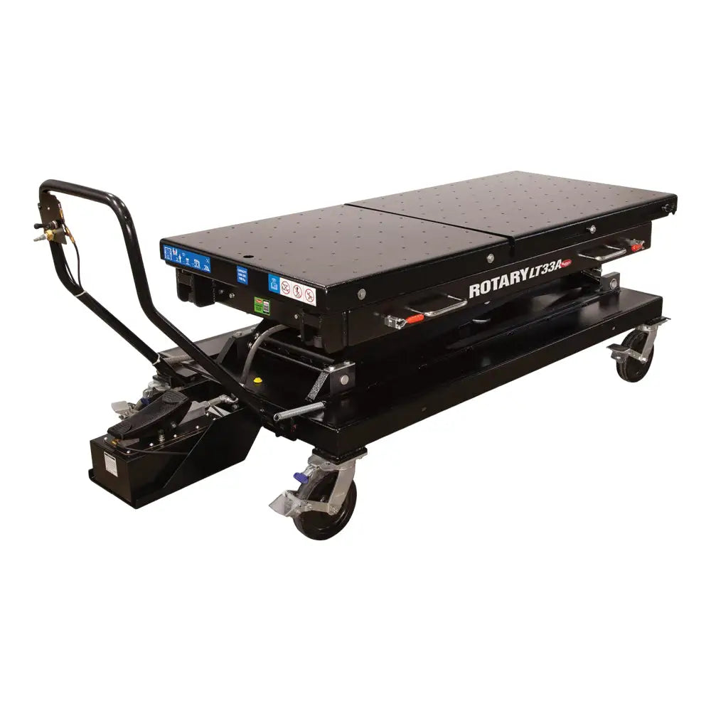 ROTARY | LT33A | Electric/Hydraulic Lifting Table (3,300 lbs; 27-67” Height)