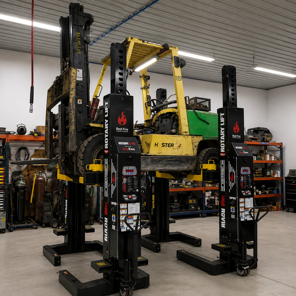 Rotary MCHM19 - Flex MAX Mobile Column Lift System (Set of 4)