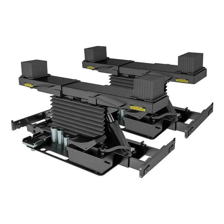 ROTARY | RJ7100 | Pair of 7,000 lbs Rolling Jacks w/ Stack Adapters, Rubber Blocks