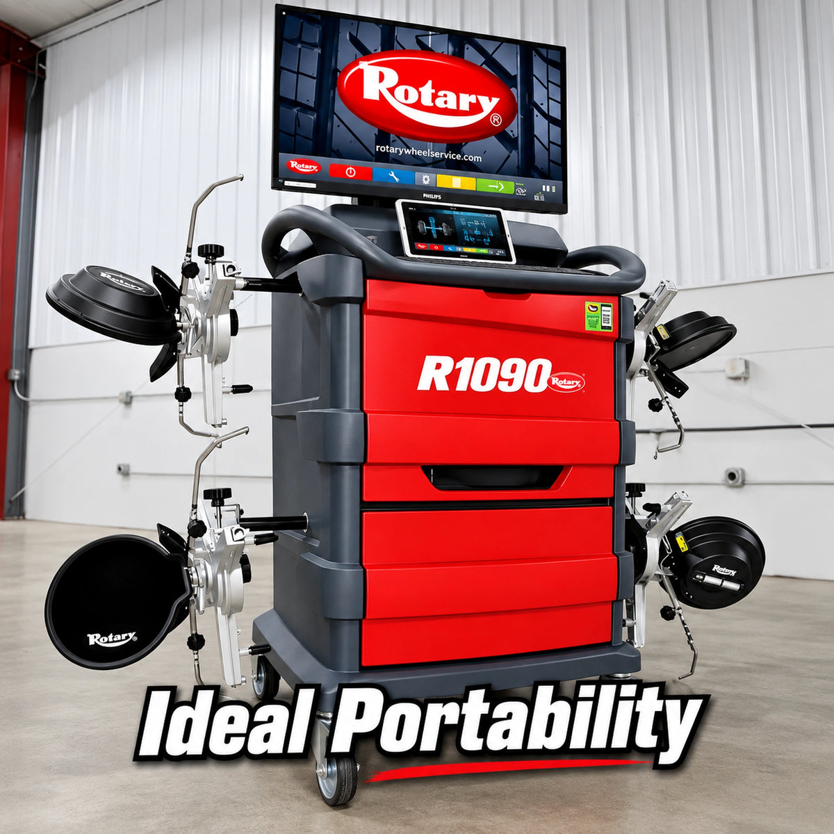 Rotary R1090 - Wheel Aligner, Pro 3D Alignment System