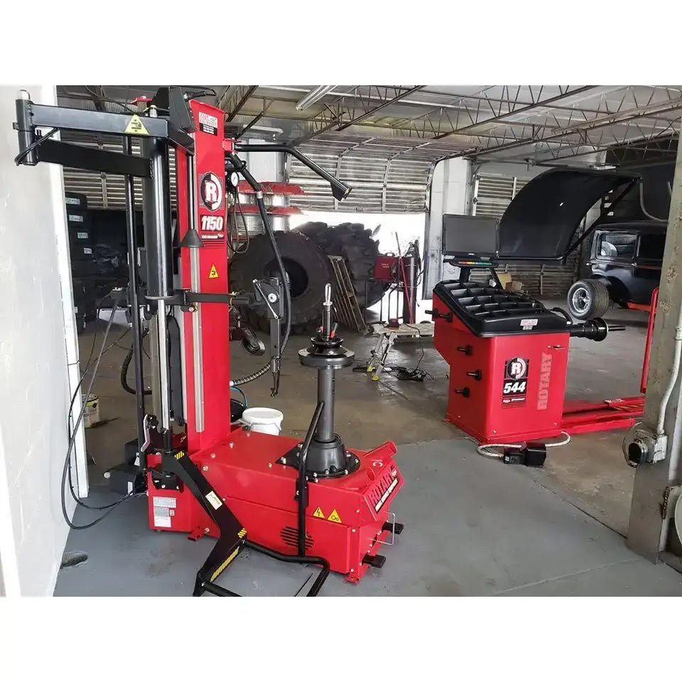 ROTARY R1150-R180 Leverless Tire Changer and Pro 3D Balancer COMBO