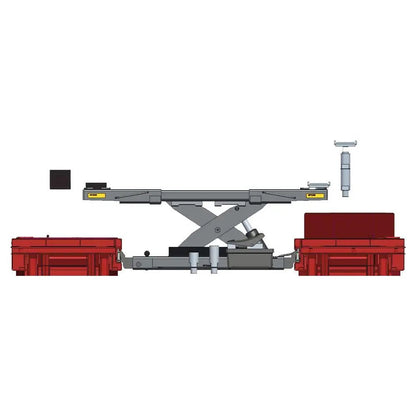 ROTARY RJ7100Y-XBK 7,000 lbs Rolling Jack for XA14