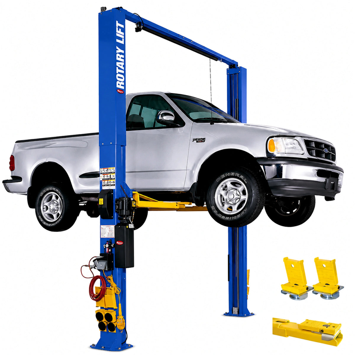 Rotary SPO10-RA-TRIO - 10,000 lb Two-Post Lift, TRIO Arms
