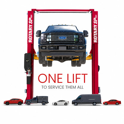 Rotary SPO16-AV Cargo 16,000 lb Symmetric Two-Post Lift