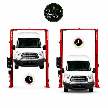 Rotary SPO16-AV Cargo 16,000 lb Symmetric Two-Post Lift