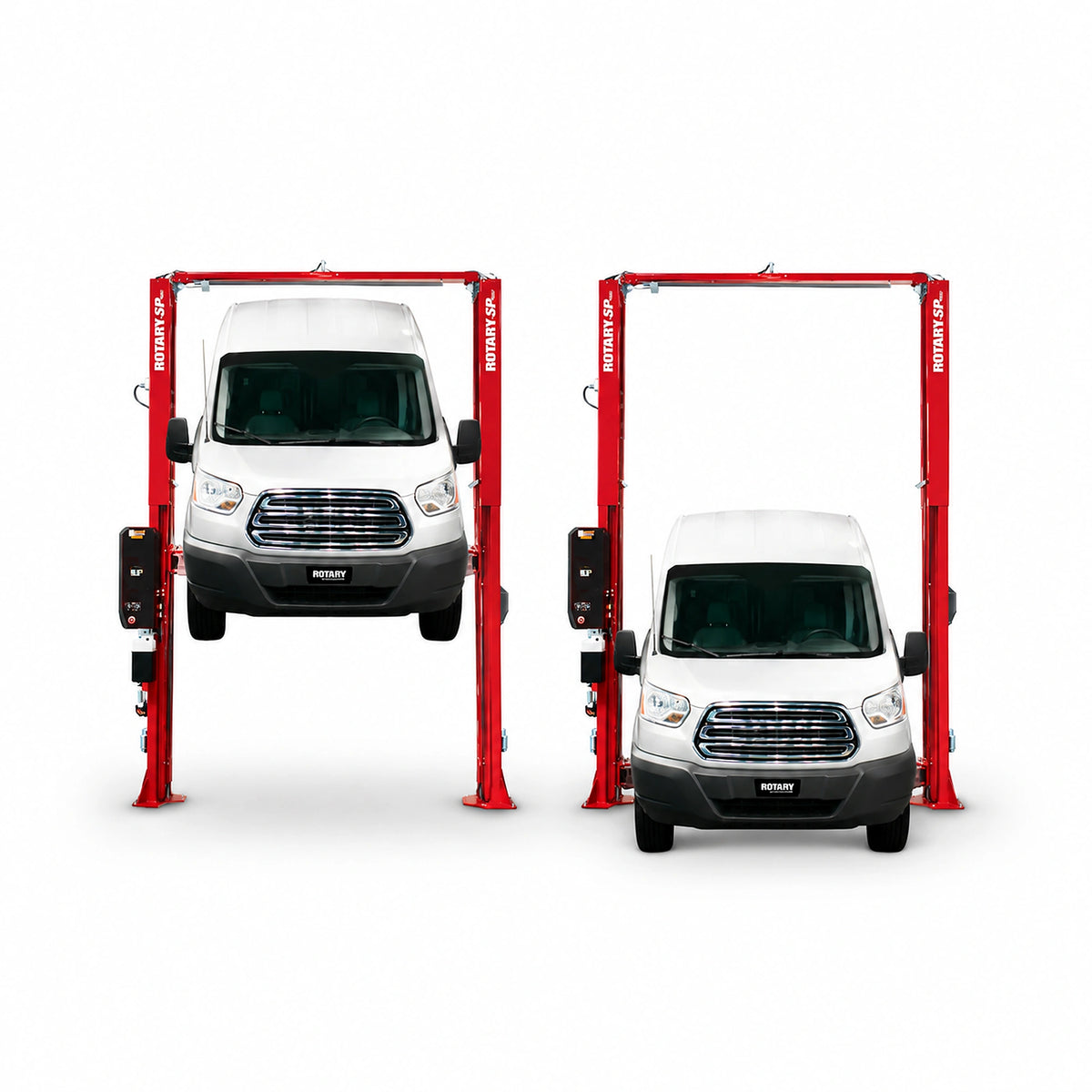 Rotary SPOA10-AV - 10,000 lb Two-Post Lift, All-Vehicle Arms