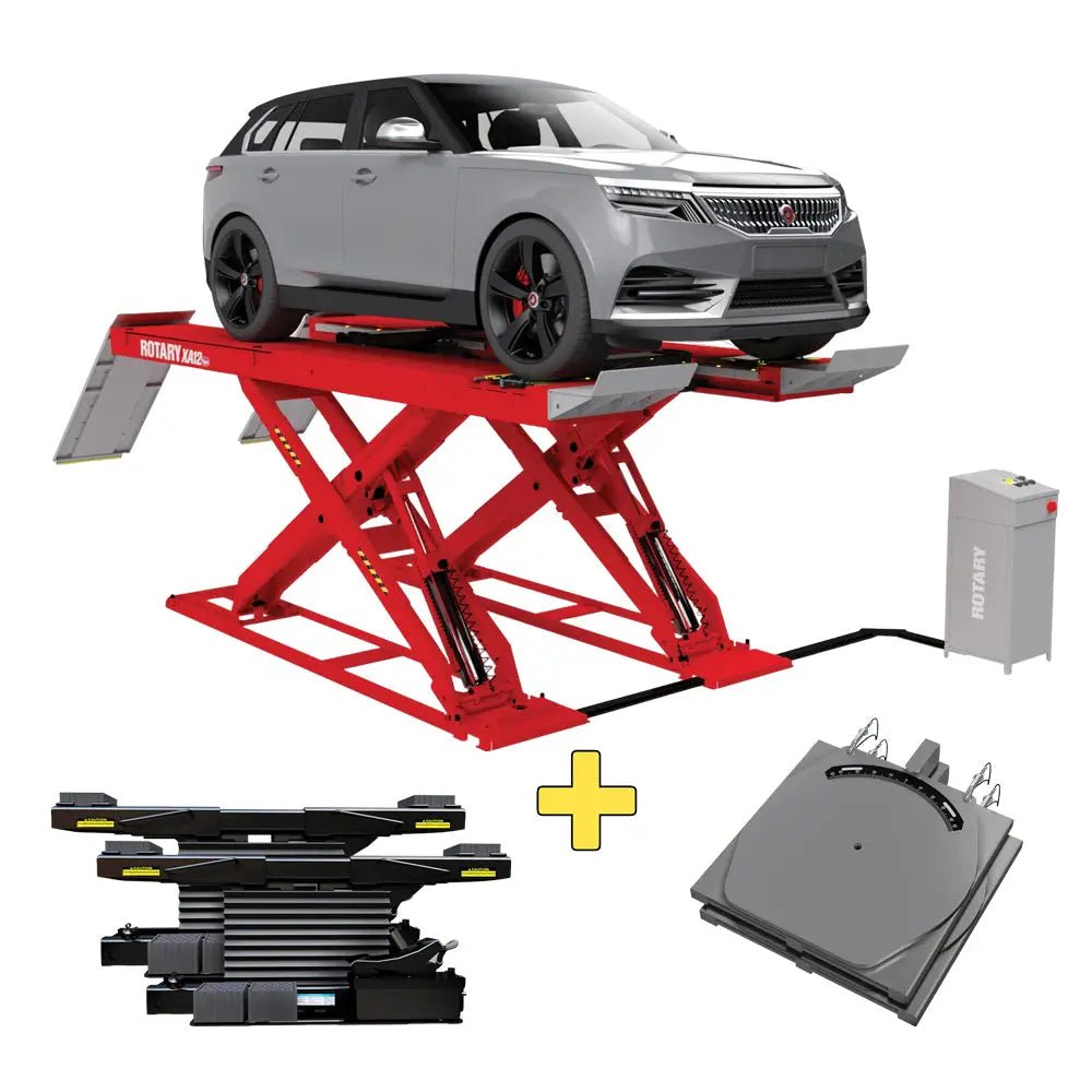 Rotary Alignment Lift | XA12 | 12K Scissor Lift – Garage Supply Guys