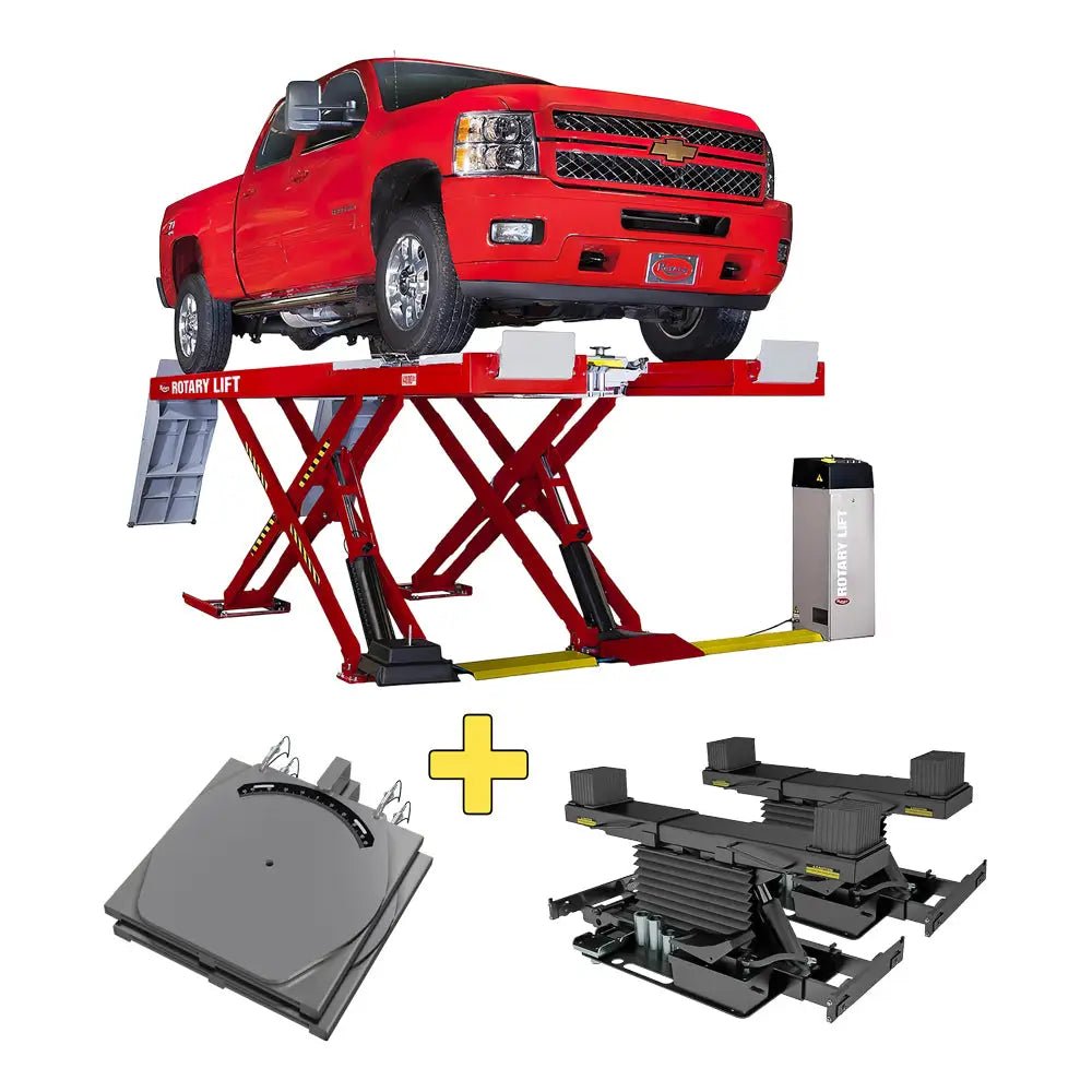 Rotary Alignment Lift | XA14 | 14K Scissor Lift – Garage Supply Guys
