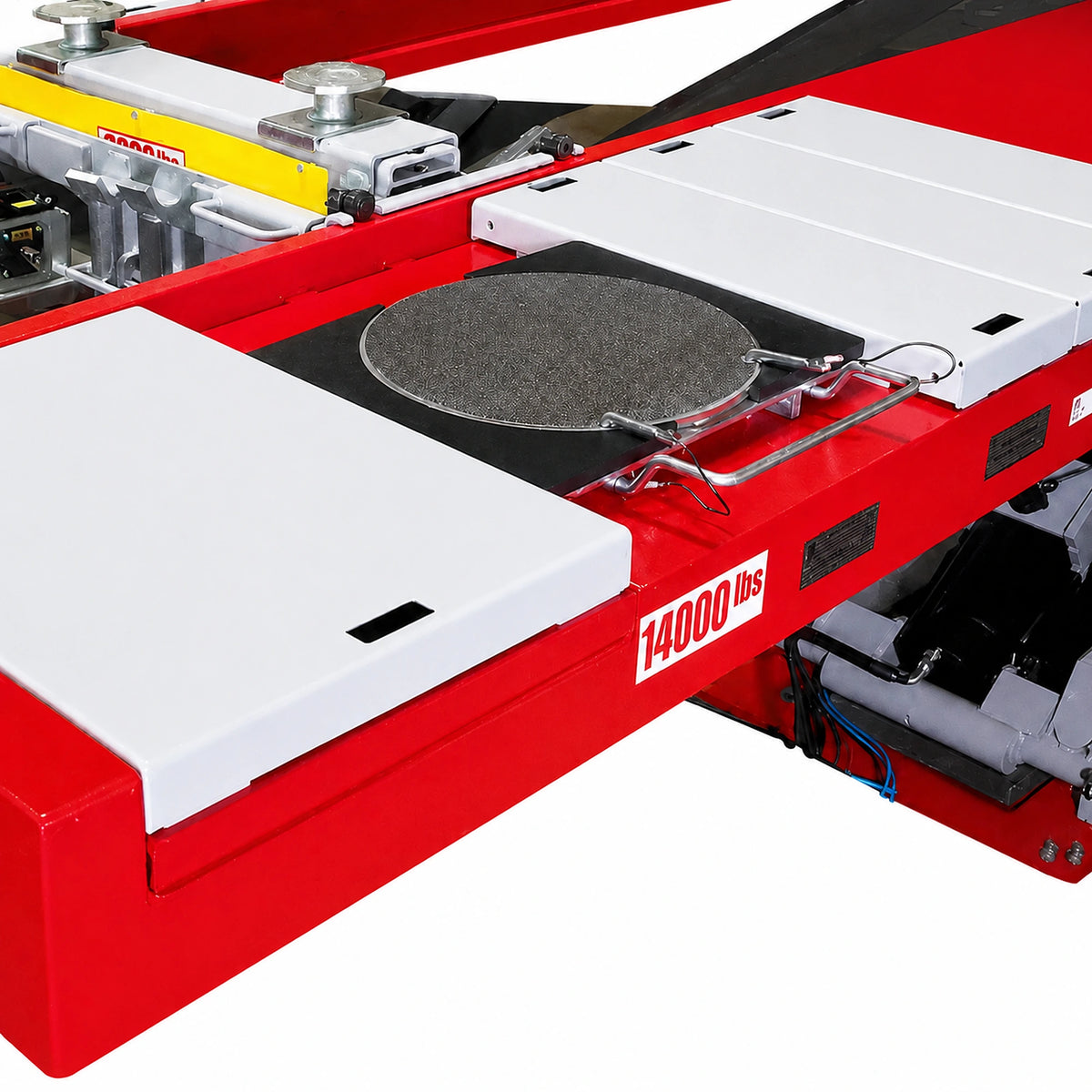 Rotary XA14 - 14,000 lb Alignment Scissor Lift, 2 Rolling Jacks