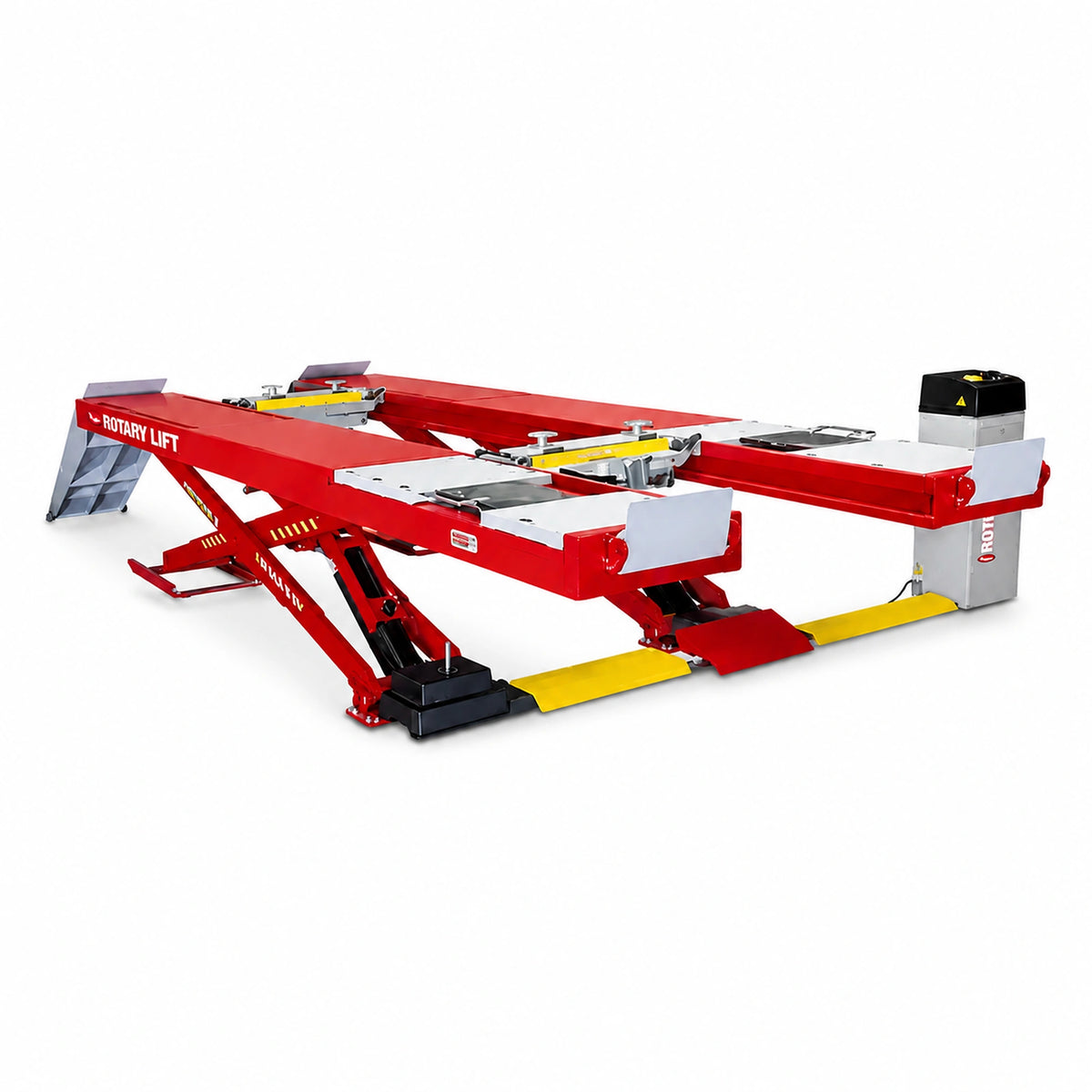 Rotary XA14 - 14,000 lb Alignment Scissor Lift, 2 Rolling Jacks