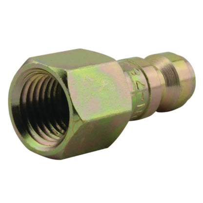 MILTON MIL-784 T-Style Air Plug Fitting, 1/4" FNPT, 300 PSI, 40 SCFM