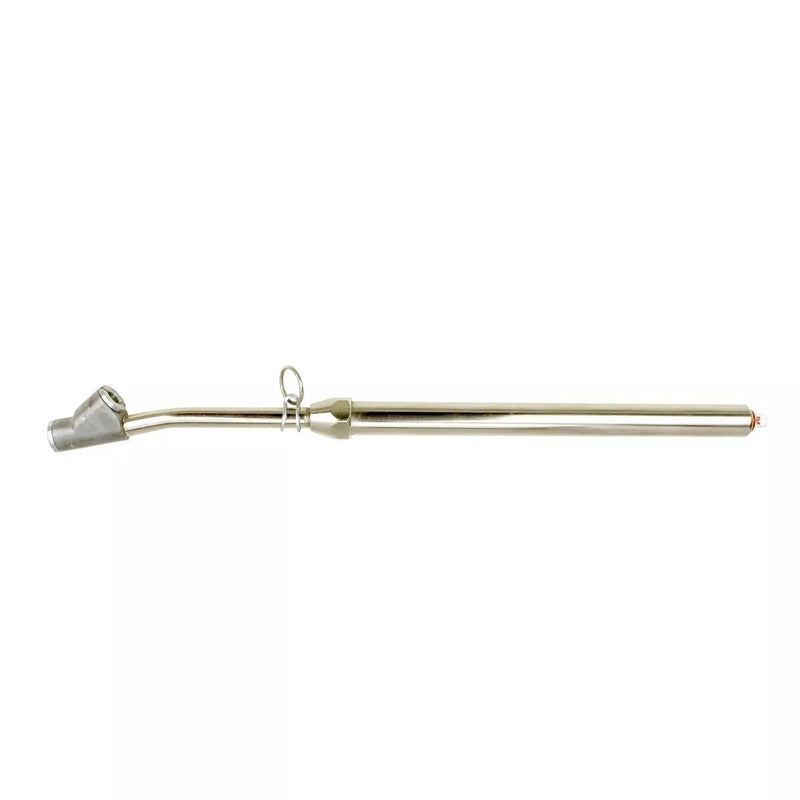 Milton truck tire pressure gauge with 10 degree angled head and brass construction