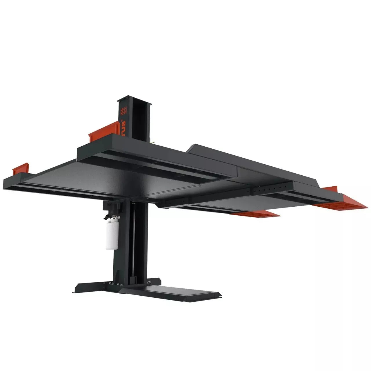 Stratus Single Post 6600 lbs Capacity Manual Safety Lock Release Parking Car Lift, SAE-P166M