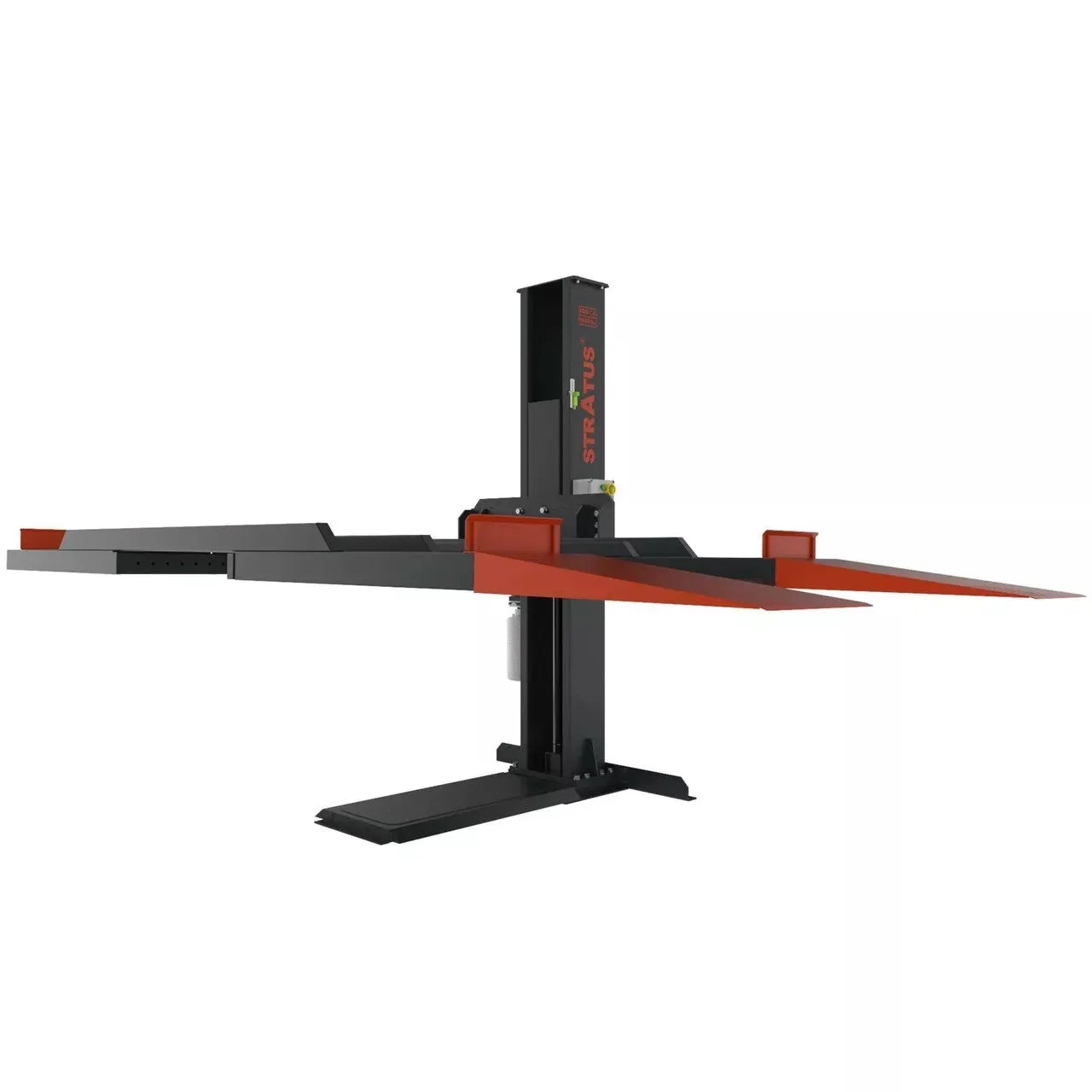 Stratus Single Post 6600 lbs Capacity Manual Safety Lock Release Parking Car Lift, SAE-P166M