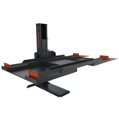 Stratus Single Post 6600 lbs Capacity Manual Safety Lock Release Parking Car Lift, SAE-P166M