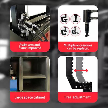 Katool KT-WL69 – Wheel Straightener (Hydraulic, 22.5 in)
