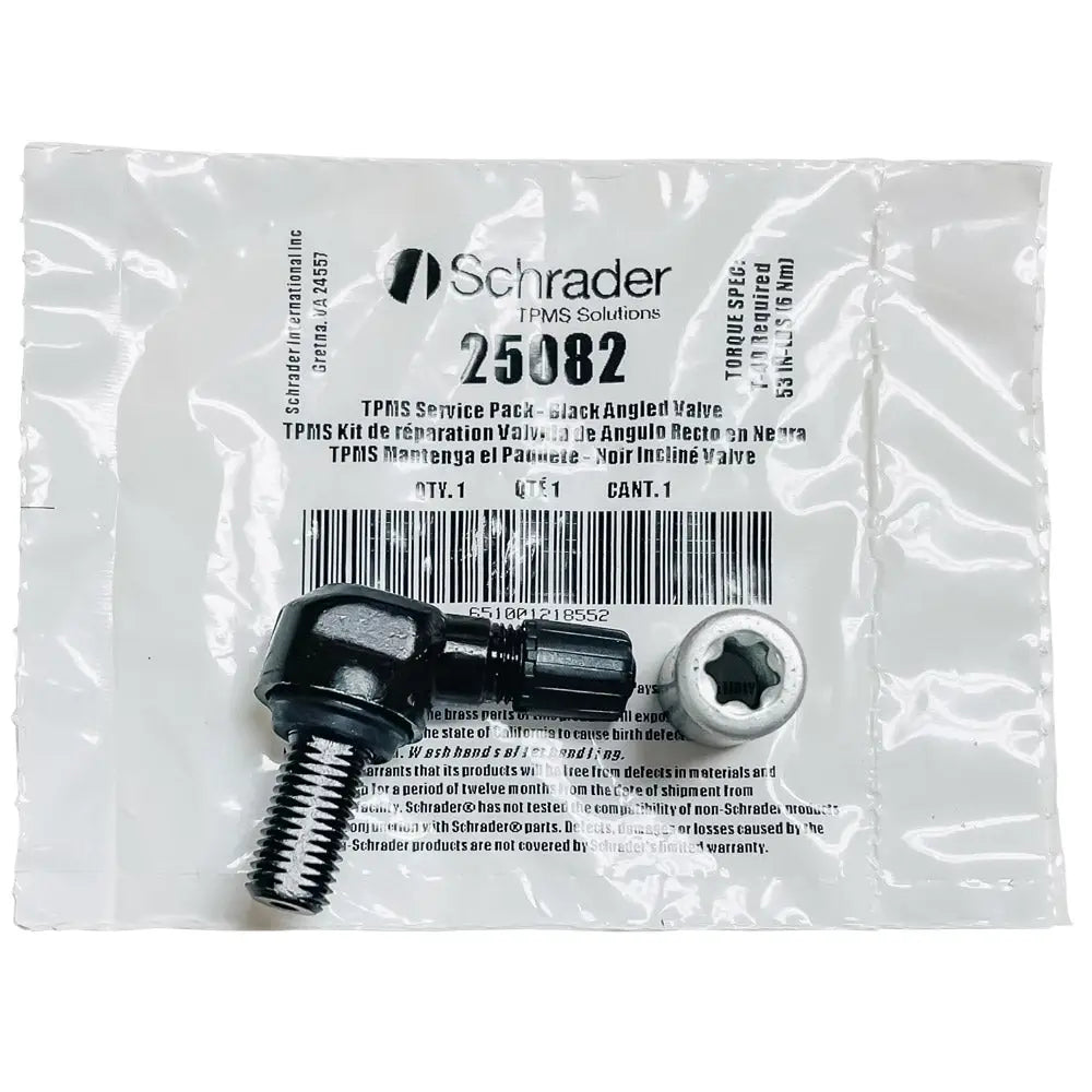 SCHRADER | ANGLED STEM VALVE KIT/SERVICE PACK FOR 33900 EZ-SENSOR 90°