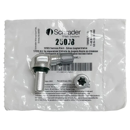 SCHRADER ANGLED STEM VALVE KIT/SERVICE PACK FOR 33900 EZ-SENSOR 90°