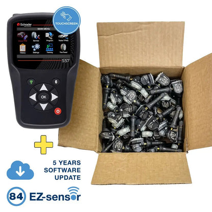 SCHRADER 21057-S57EZ84 S57 TPMS TOOL W/ 84 EZ-SENSORS, 5 YEARS UPDATE BUNDLE