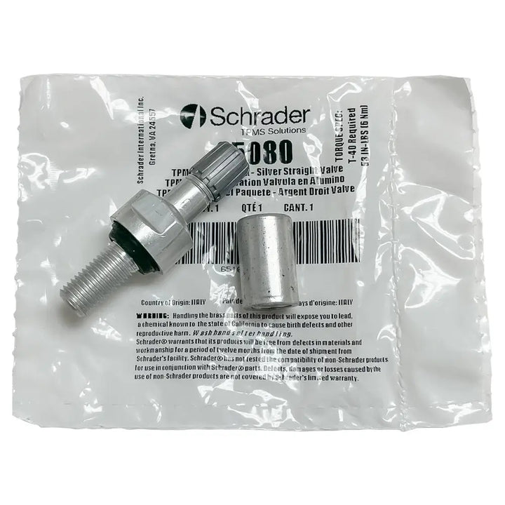 SCHRADER | STRAIGHT STEM VALVE KIT/SERVICE PACK FOR 33900 EZ-SENSOR 90°